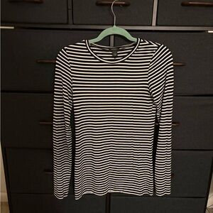 Halogen Monochrome Striped Tee